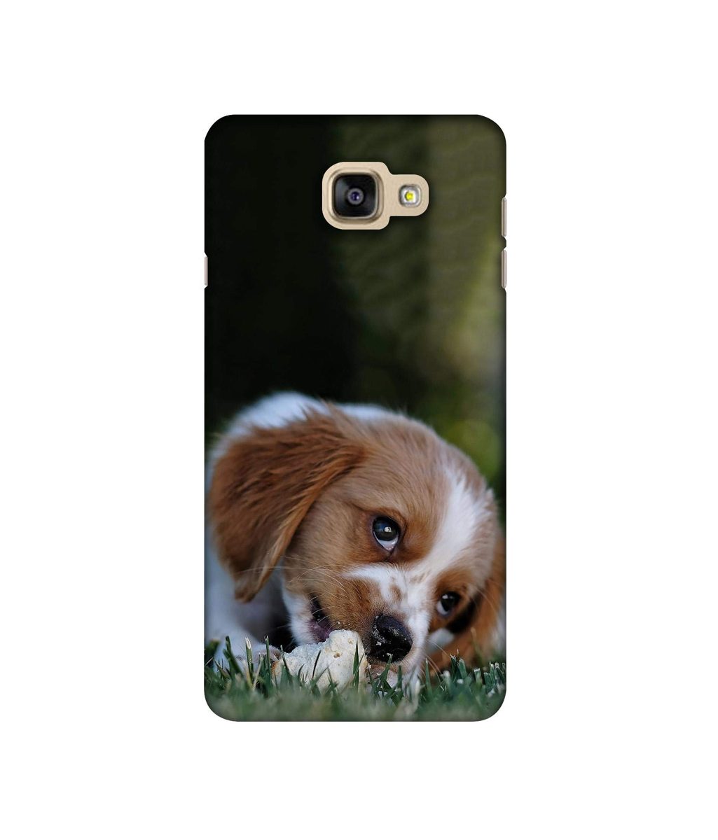 Amazon Brand - Solimo Designer Cute Puppy 3D Printed Hard Back Case Mobile Cover for Samsung Galaxy A9 Pro