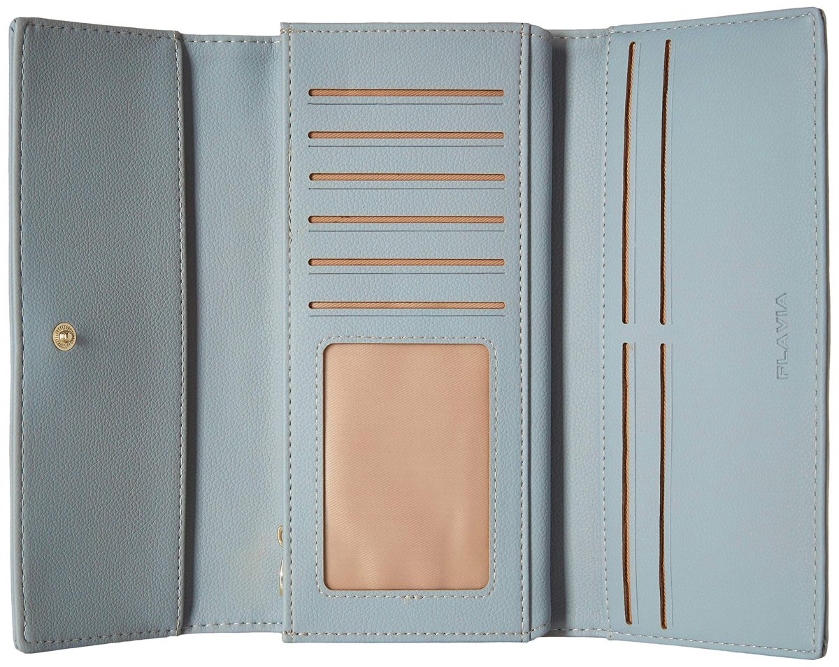 Flavia Women's Clutch (Blue)