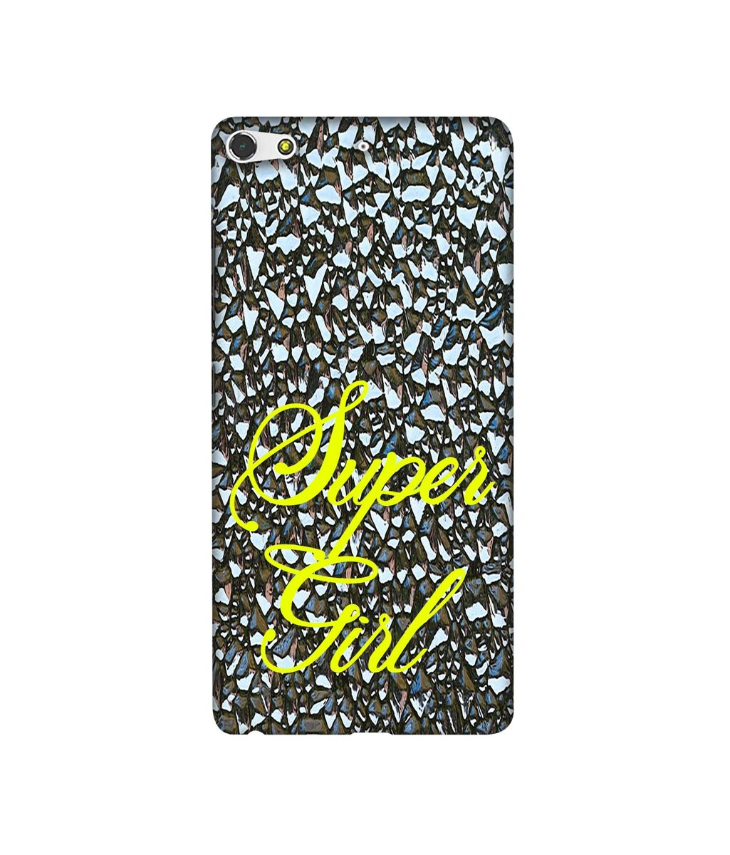 Amazon Brand - Solimo Designer Super Girl On Foil 3D Printed Hard Back Case Mobile Cover for Gionee Elife S7
