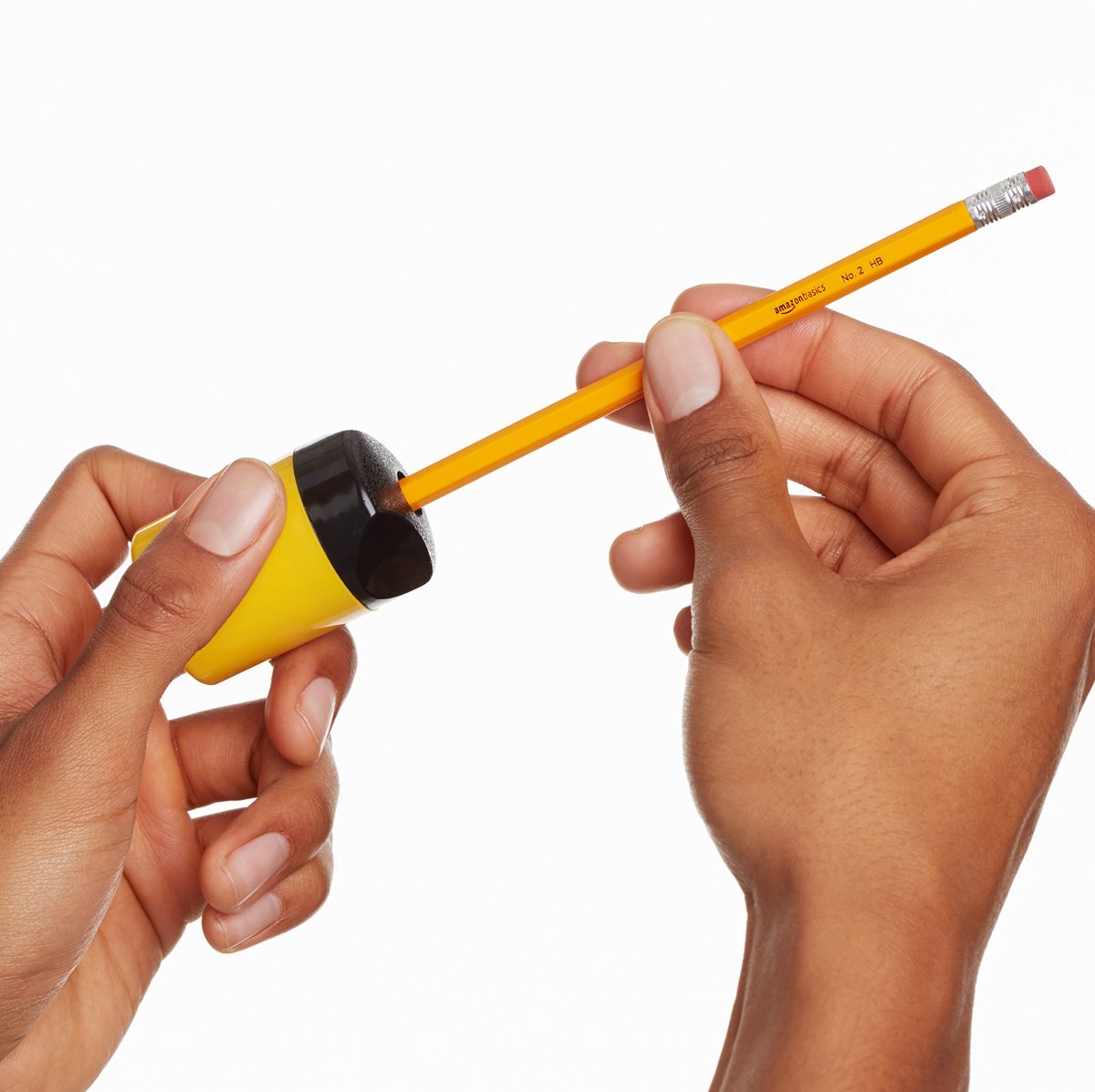 AmazonBasics Compact Manual Pencil Sharpener