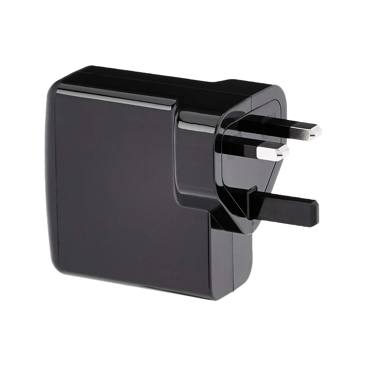 AmazonBasics 2-Port Wall Charger (51W) for Laptops, Tablets and Phones, with 1 USB-A Port and 1 USB-C Port with 30W Power Delivery - Black