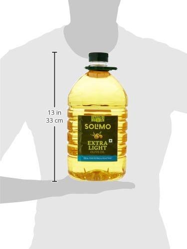 Amazon Brand - Solimo Extra Light Olive Oil, 5L