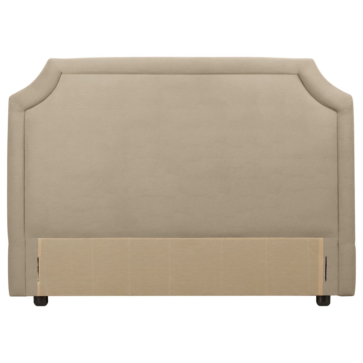 Amazon Brand – Stone & Beam Bridgewater Scalloped King Headboard, 88"W, Spinnsol Cocoa