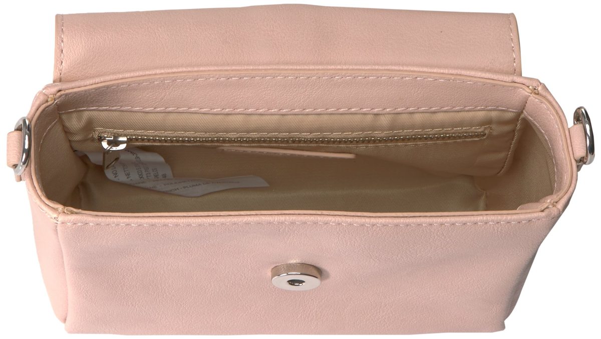 Amazon Brand - The Fix Courtney O Ring Feather Cross-Body Bag