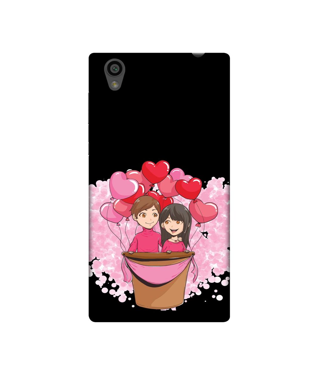 Amazon Brand - Solimo Designer Boy and Girl 3D Printed Hard Back Case Mobile Cover for Sony Xperia L1