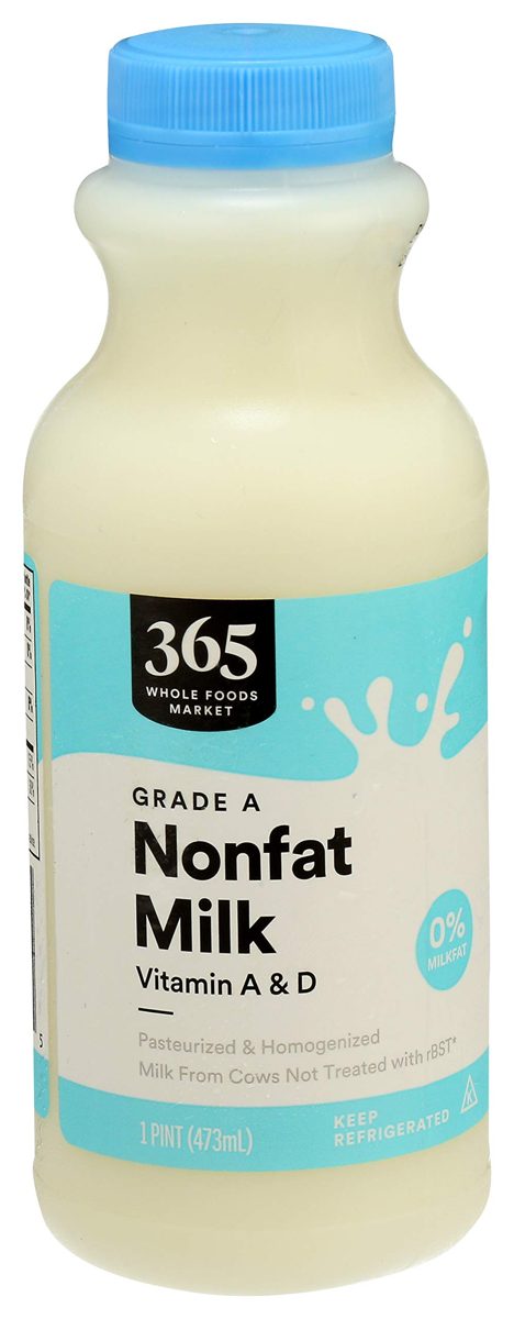365 EVERYDAY VALUE Fat Free Milk, 16 FZ