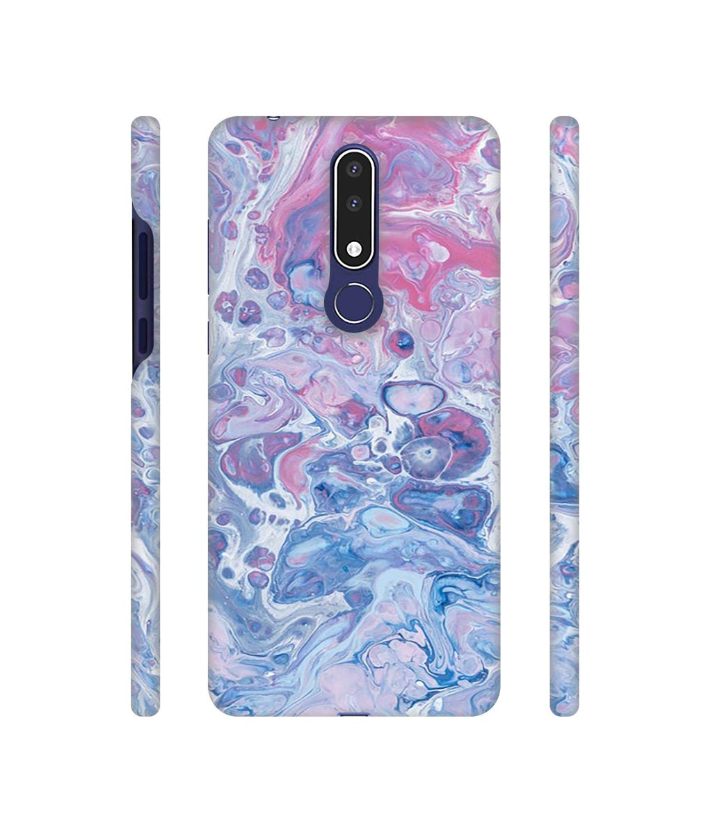 Amazon Brand - Solimo Designer Oil Paint on Marble 3D Printed Hard Back Case Mobile Cover for Nokia 3.1 Plus