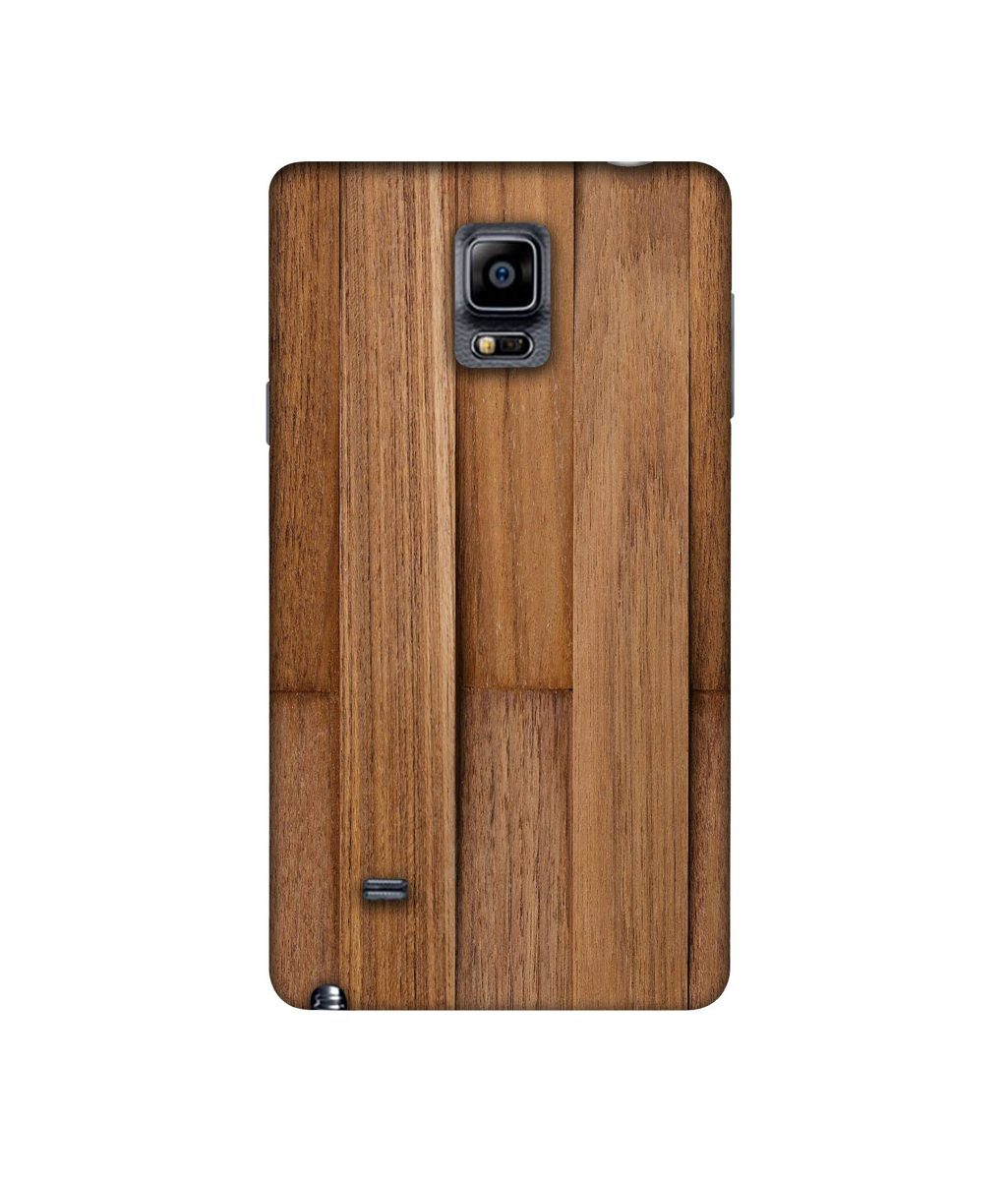 Amazon Brand - Solimo Designer Wooden Art 3D Printed Hard Back Case Mobile Cover for Samsung Galaxy Note 4