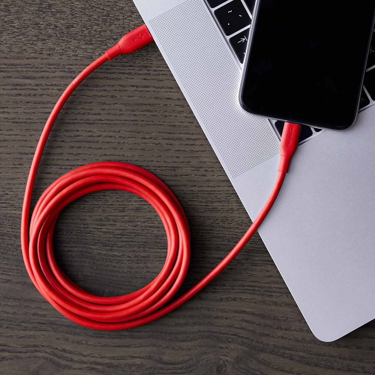 AmazonBasics USB-C to Lightning Cable, MFi Certified Apple Charger for iPhone 11 Pro/11 Pro Max - Red, 6-Foot