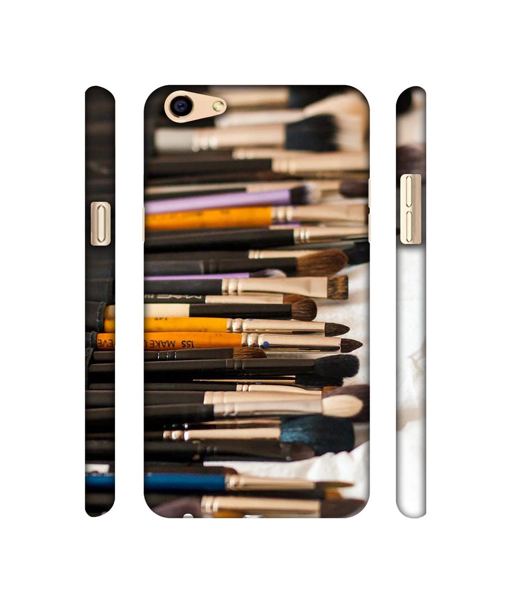 Amazon Brand - Solimo Designer Makeup Set 3D Printed Hard Back Case Mobile Cover for Oppo F3