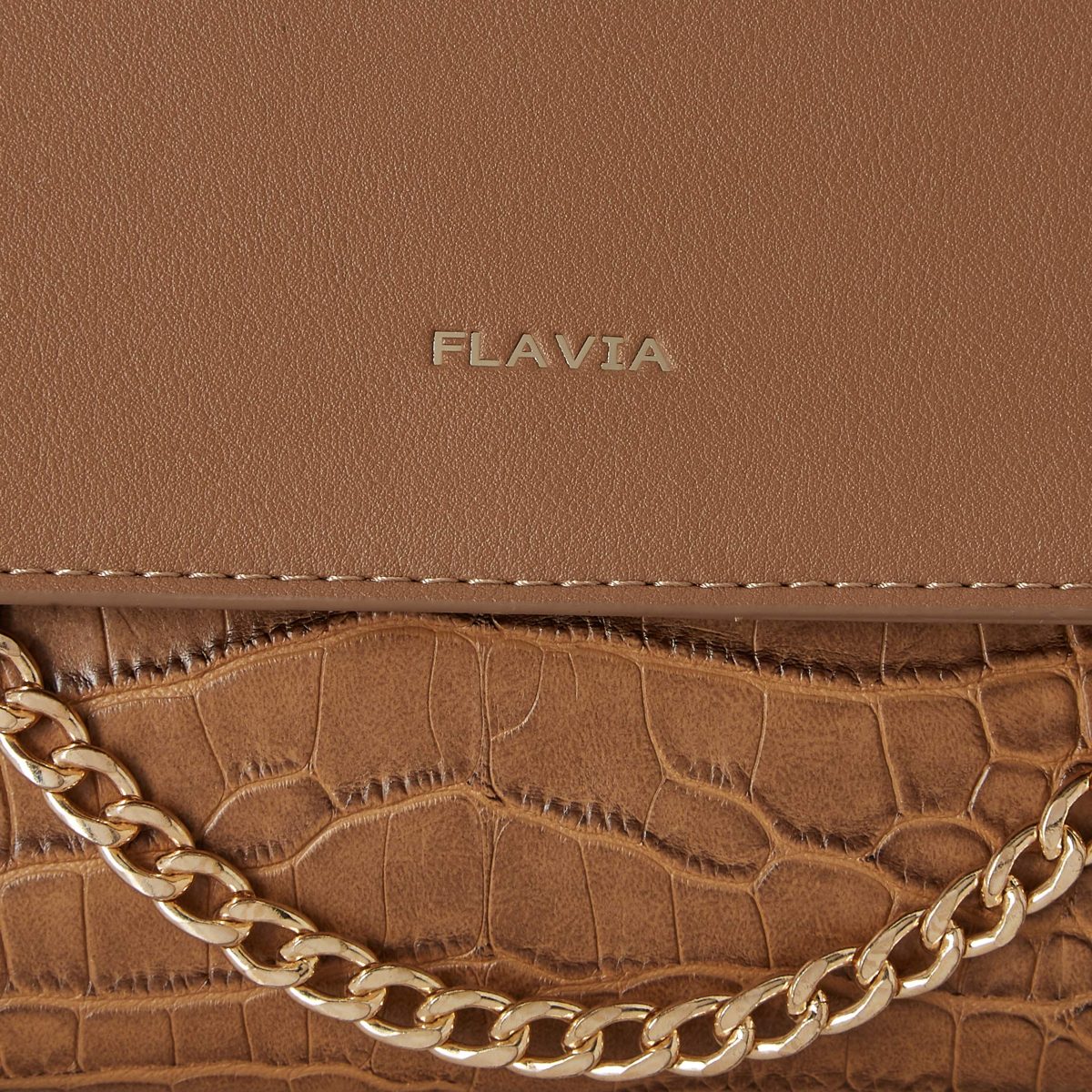 Flavia Women's Clutch (Kahki)