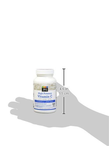 365 Everyday Value, High Potency Vitamin C with Rose Hips, 100 ct