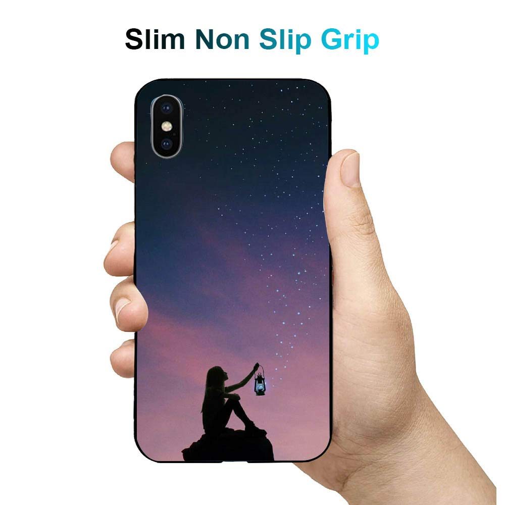 Amazon Brand - Solimo Designer Star Printed Hard Back Case Mobile Cover for Apple iPhone Xs Max (D1267)