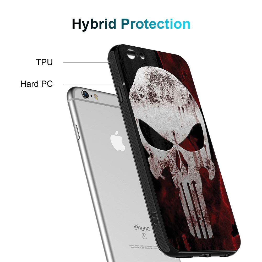 Amazon Brand - Solimo Designer Skull Printed Hard Back Case Mobile Cover for Apple iPhone 6S / 6 (D1158)