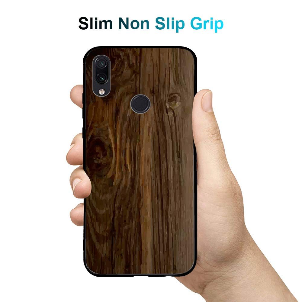 Amazon Brand - Solimo Designer Wooden Texture Printed Hard Back Case Mobile Cover for Redmi Note 7 Pro & Redmi Note 7