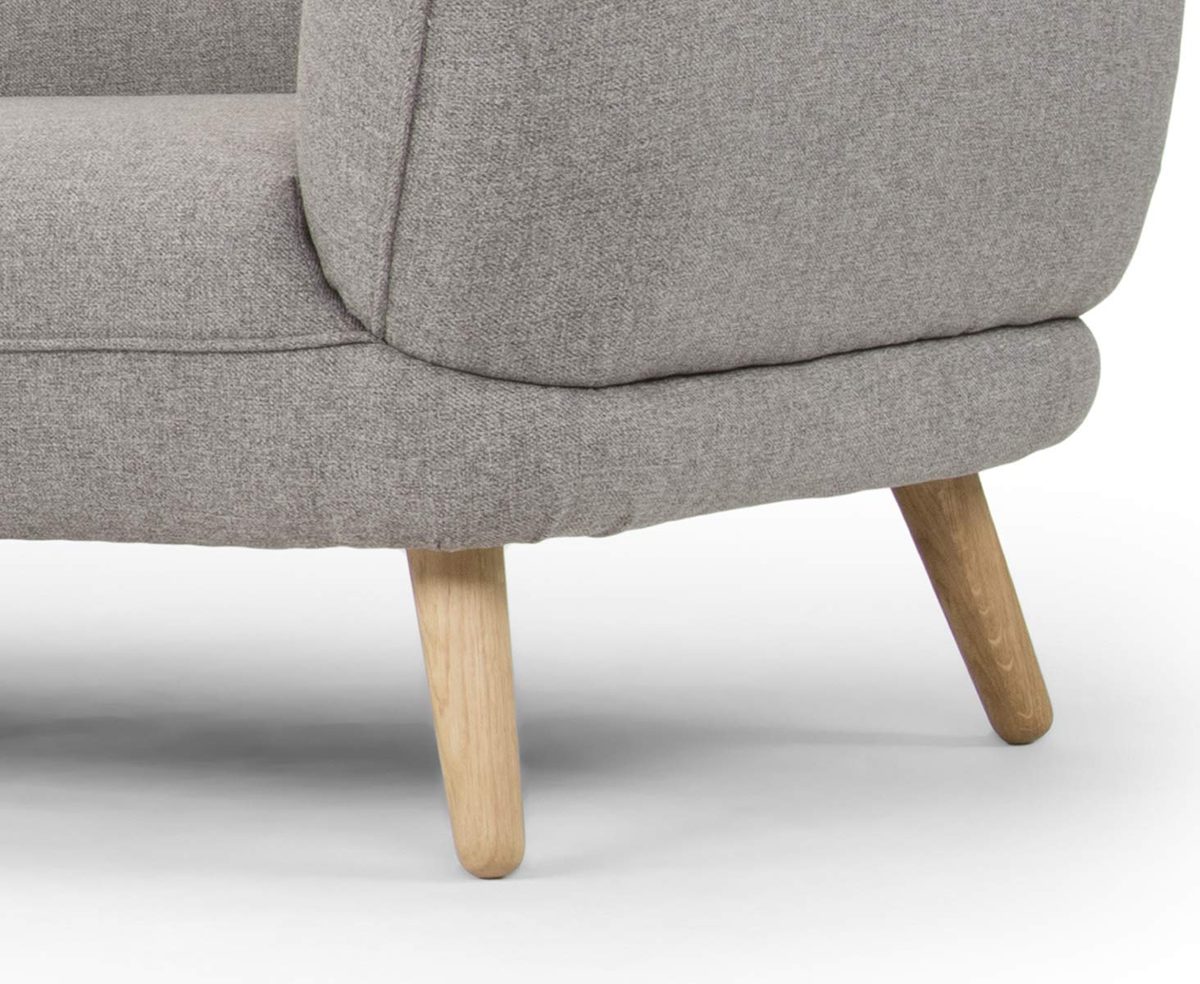 Amazon Movian Kemi 3 Seater Corner Sofa 266 x 86 x 73 cm Grey