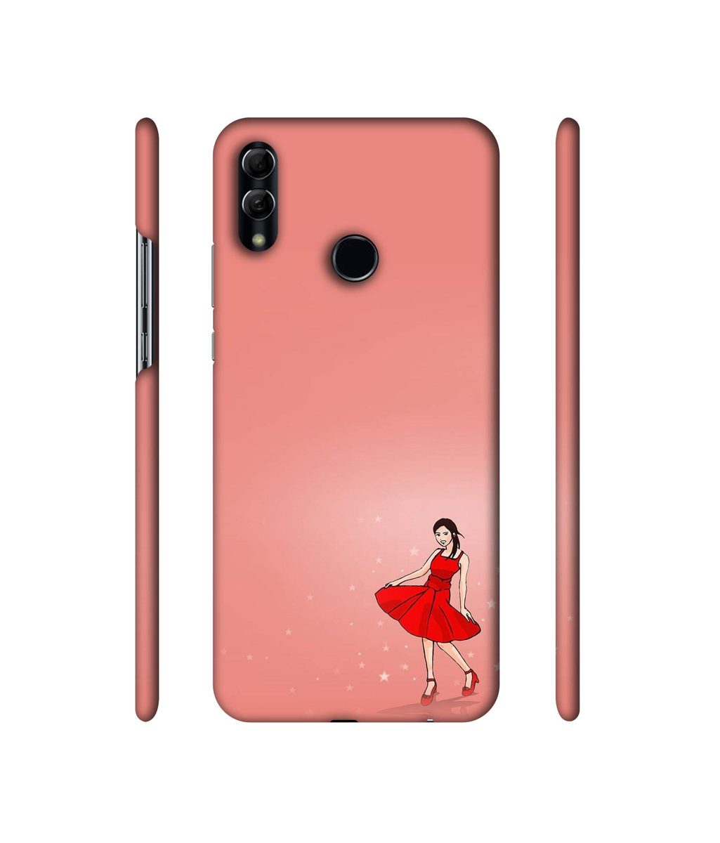 Amazon Brand - Solimo Designer Red Dress Lady 3D Printed Hard Back Case Mobile Cover for Honor 10 Lite