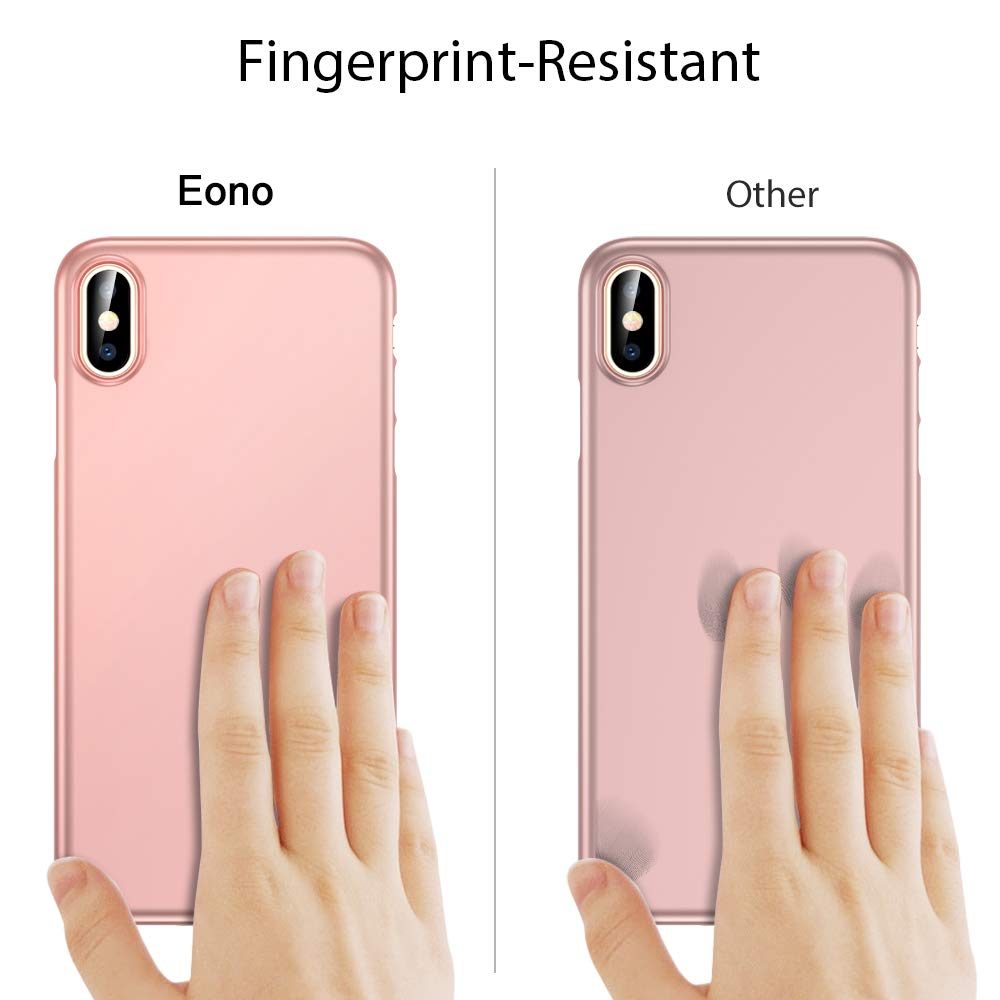 Eono iPhone Xs Max Case,Slim Black Shock Absorption Hard TPU Cover Case [Ultra-Thin and Highly Protective] for the iPhone Xs Max, Rosegold