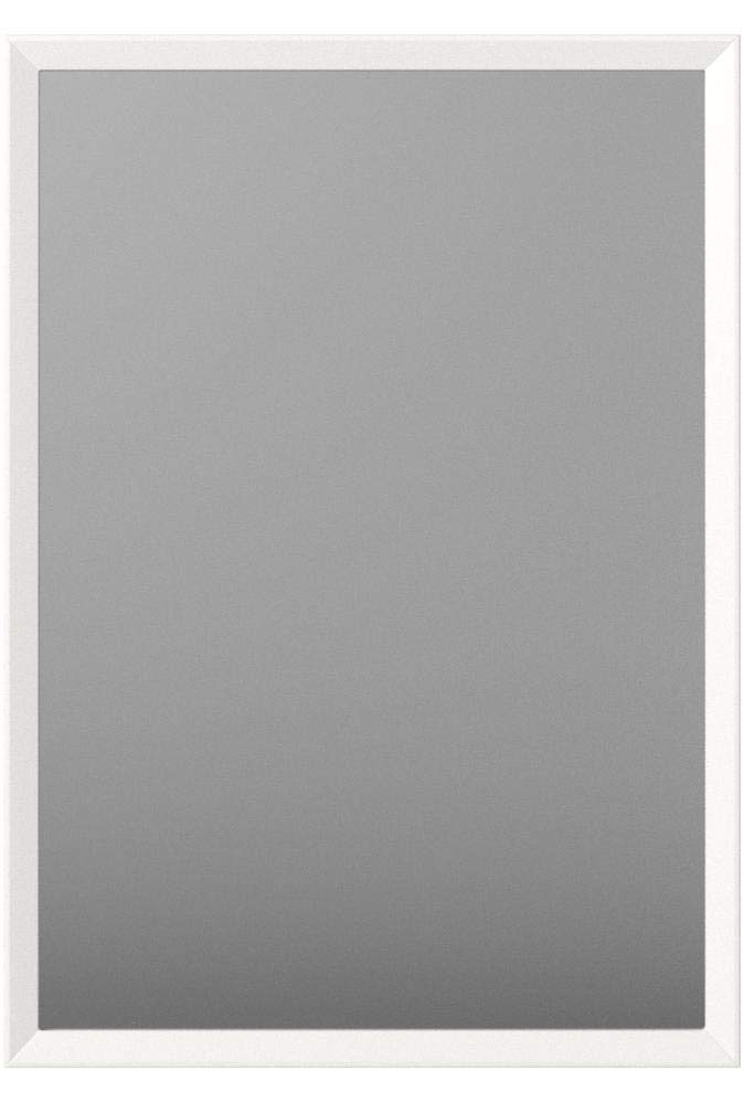 Amazon Basics Rectangular Wall Mirror - 20" x 28", Peaked Trim, White