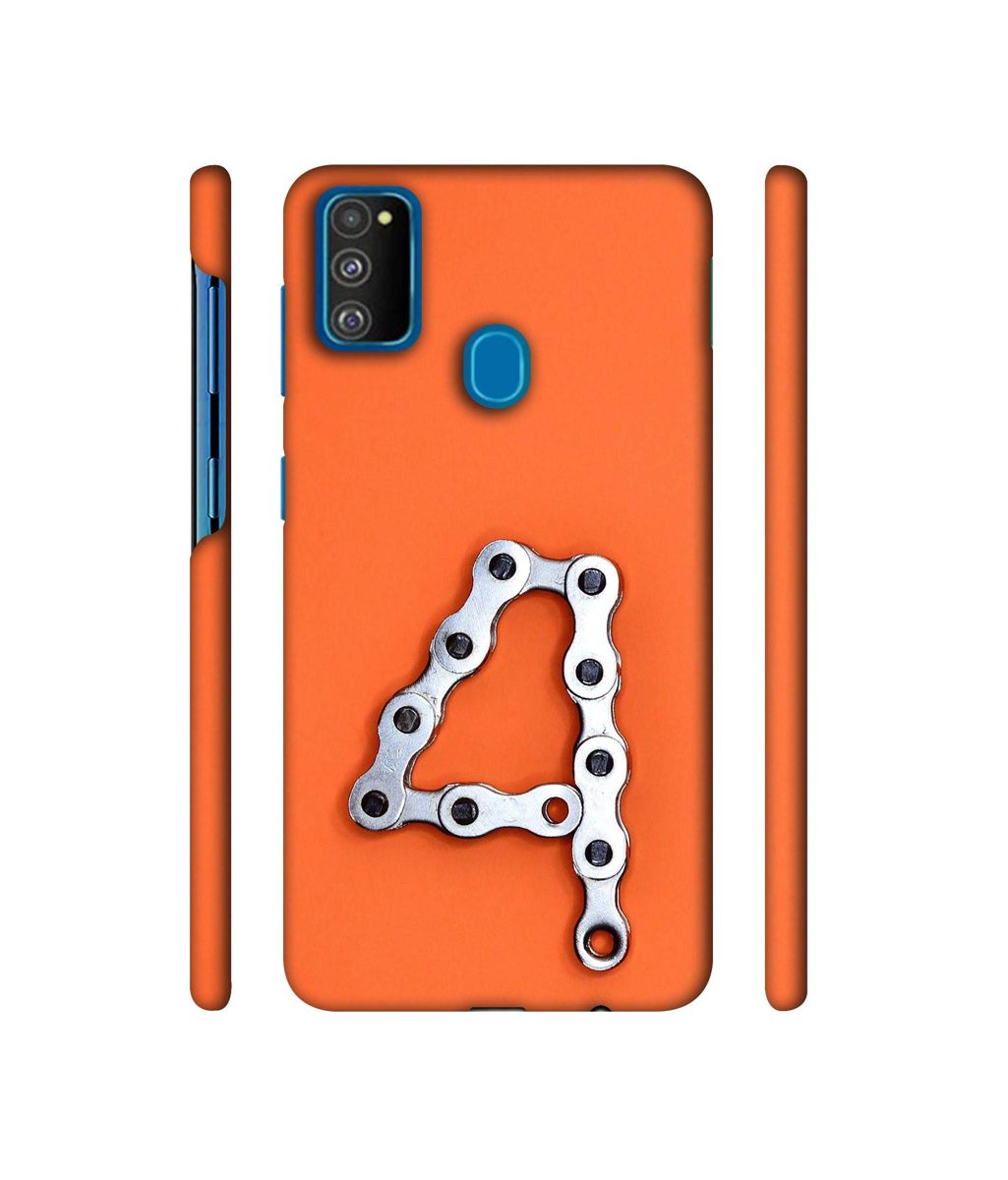 Amazon Brand - Solimo Designer Number Four 3D Printed Hard Back Case Mobile Cover for Samsung Galaxy M21 / M30s