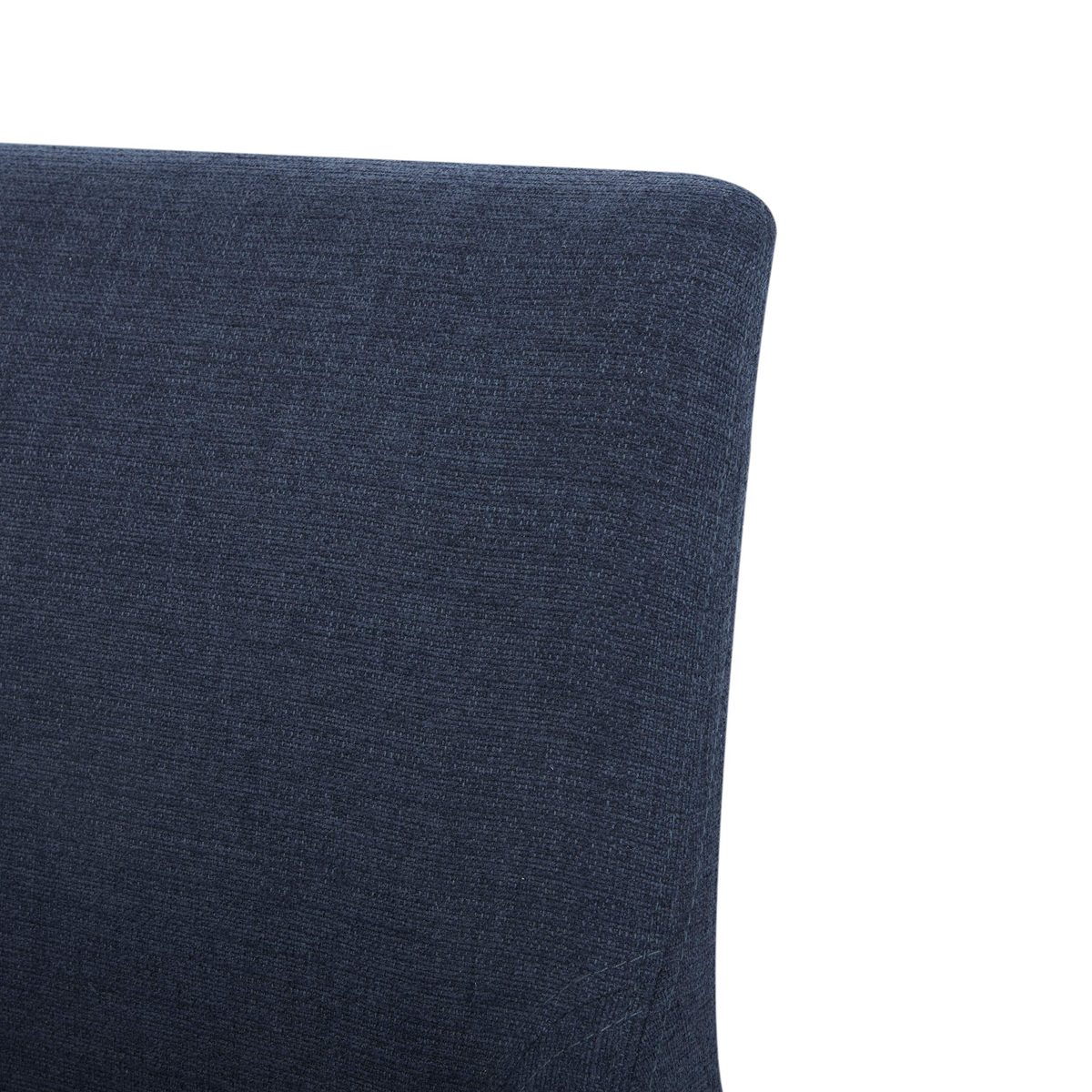 Amazon Brand – Stone & Beam Elise Upholstered Counter-Height Barstool, 38.6"H, Midnight Blue