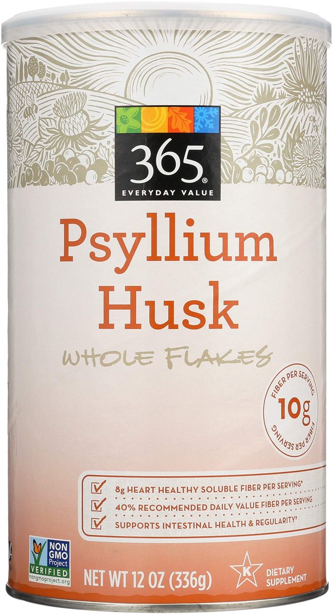 365 Everyday Value, Psyllium Husk Whole Flakes, 12 oz