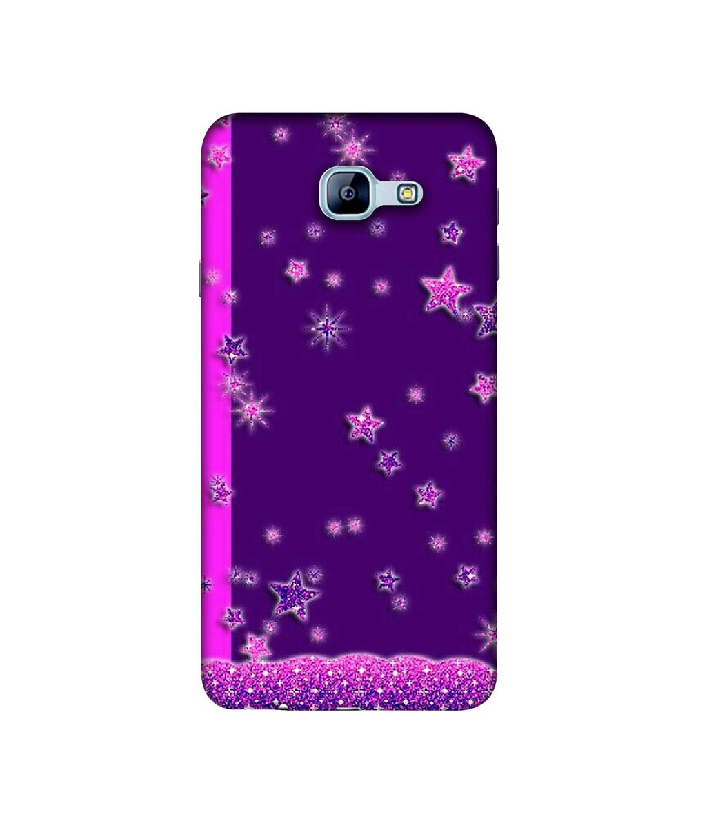 Amazon Brand - Solimo Designer Sparkling Stars 3D Printed Hard Back Case Mobile Cover for Samsung Galaxy A8 (2016)