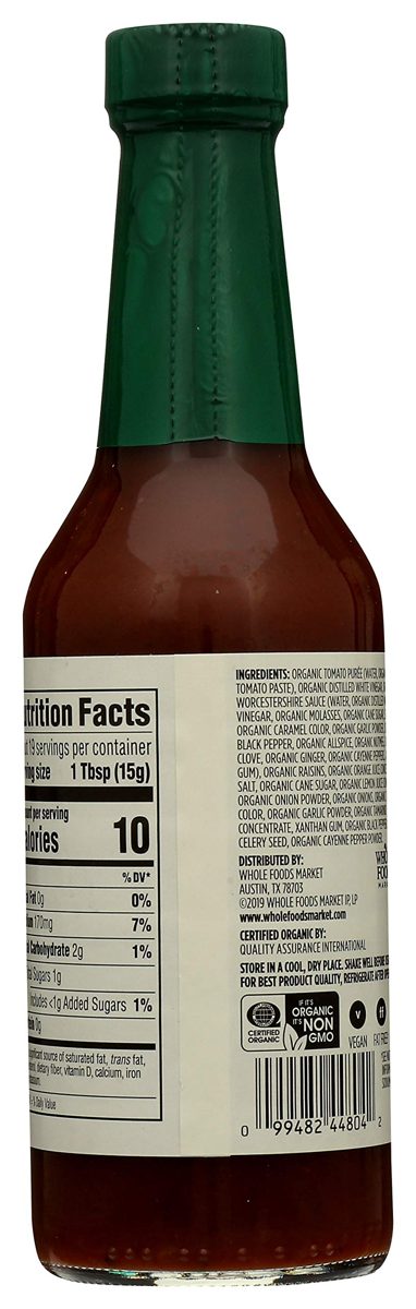365 Everyday Value, Organic Steak Sauce, 10 oz