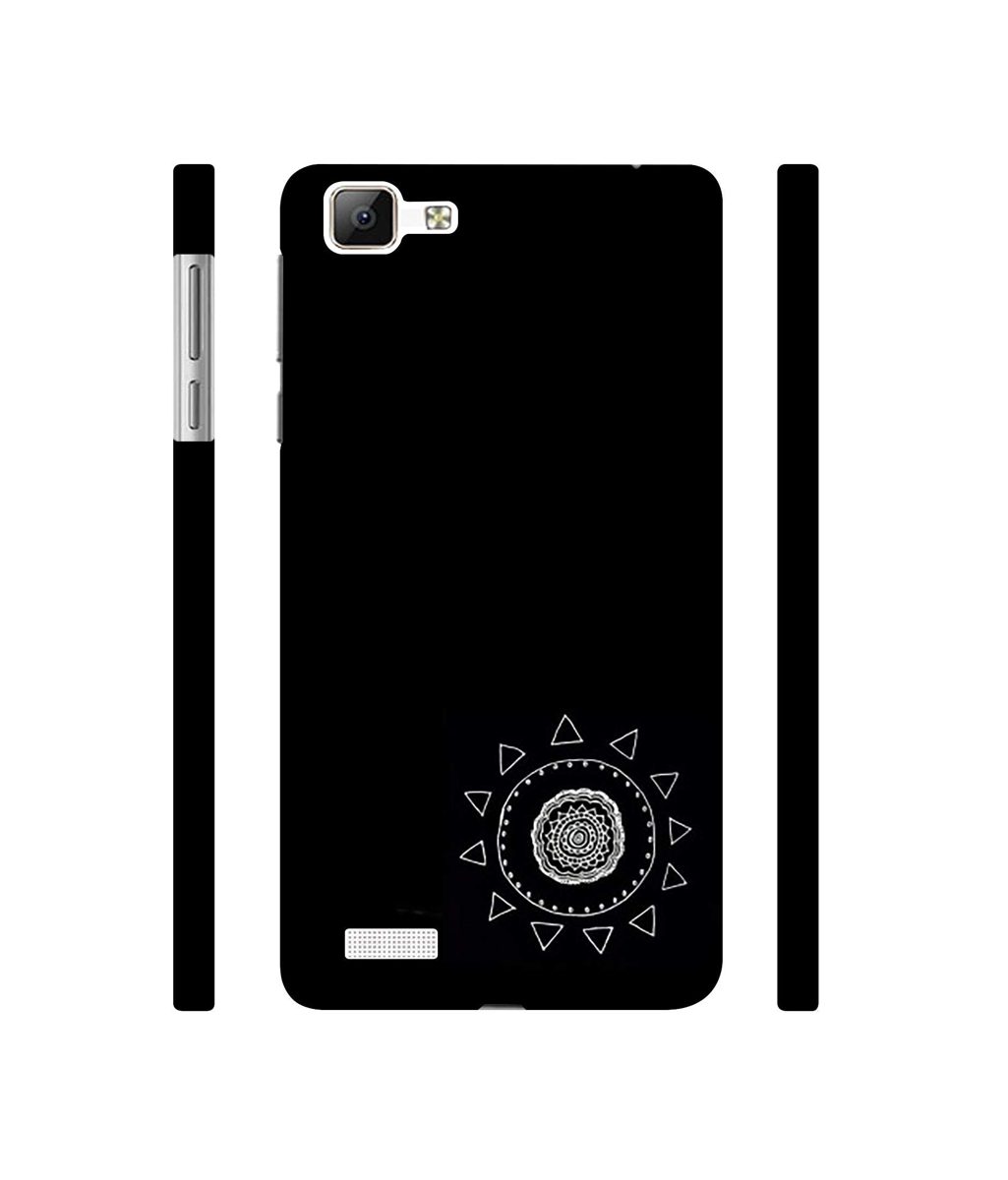 Amazon Brand - Solimo Designer Circle Pattern 3D Printed Hard Back Case Mobile Cover for Vivo V1