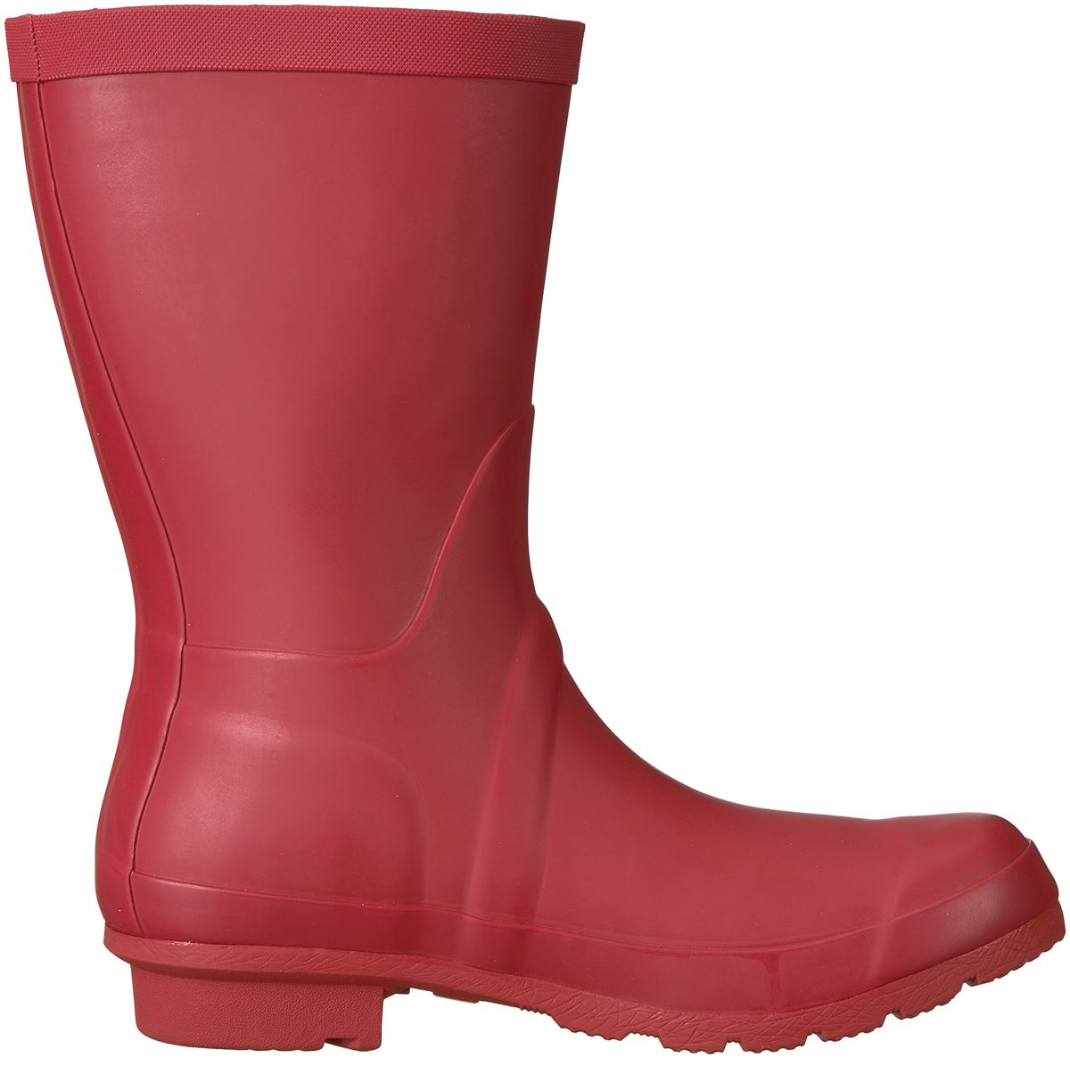Amazon Brand - 206 Collective Women's Linden Mid Rain Boot, Burgundy, 7 B US