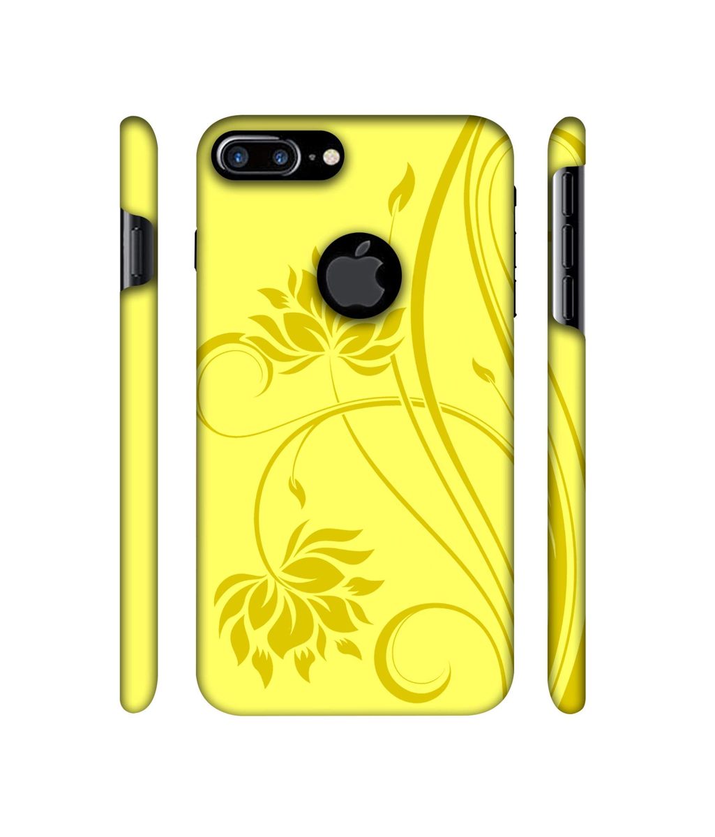 Amazon Brand - Solimo Designer Sunflower Pattern 3D Printed Hard Back Case Mobile Cover for Apple iPhone 7 Plus (Logo Cut)