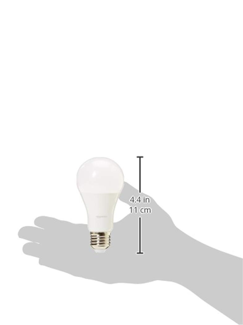 AmazonBasics Professional LED E27 Edison Screw Bulb, 100W Equivalent, Cool White, Dimmable - Pack of 6
