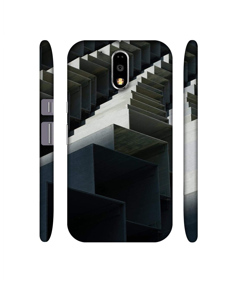 Amazon Brand - Solimo Designer Box Texture 3D Printed Hard Back Case Mobile Cover for Motorola Moto G4 Plus