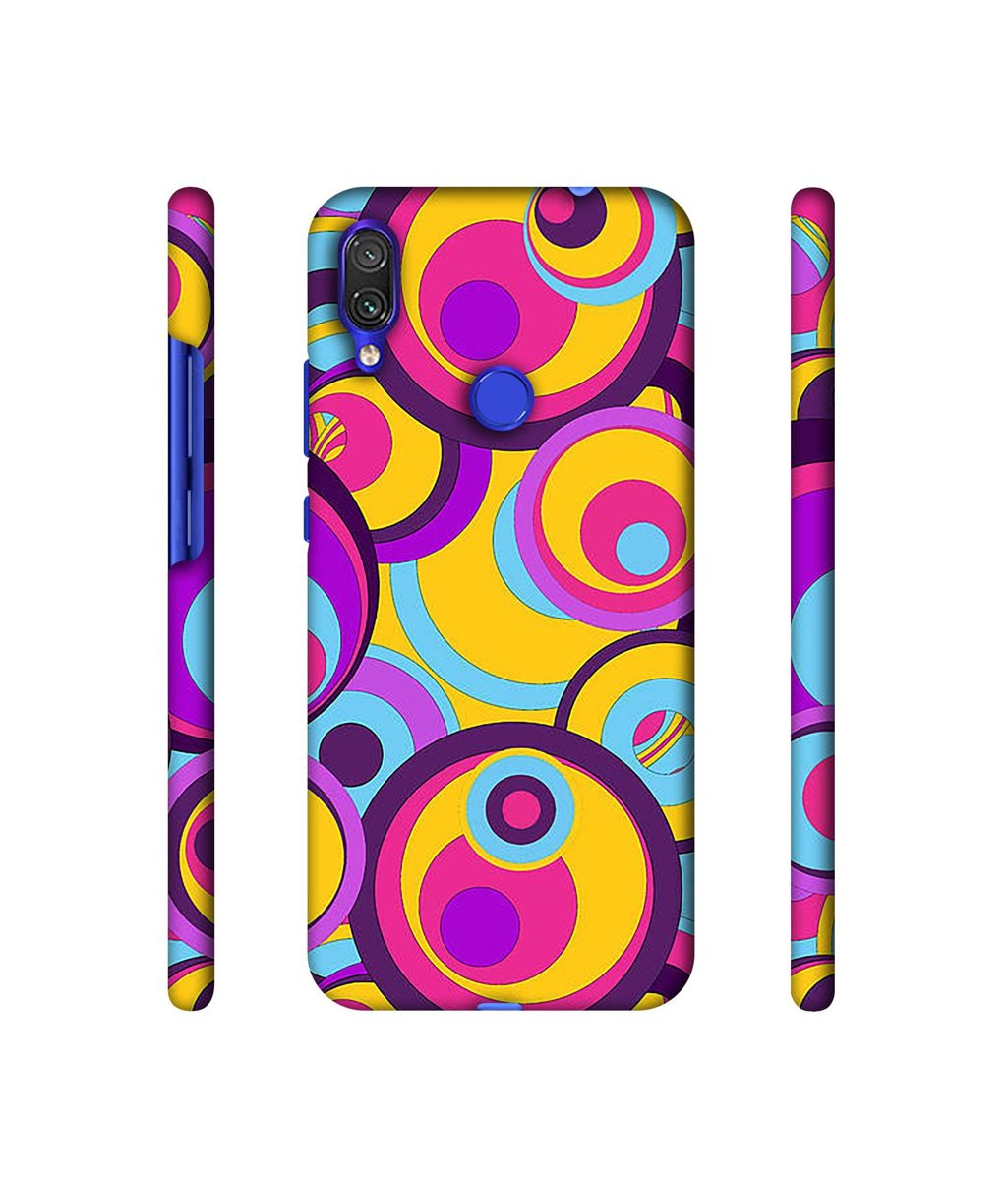 Amazon Brand - Solimo Designer Multicolor Circle 3D Printed Hard Back Case Mobile Cover for Xiaomi Redmi Note 7 Pro