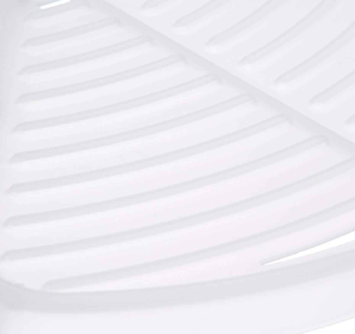 (Renewed) AmazonBasics Raised Bathroom Corner Shelf - White