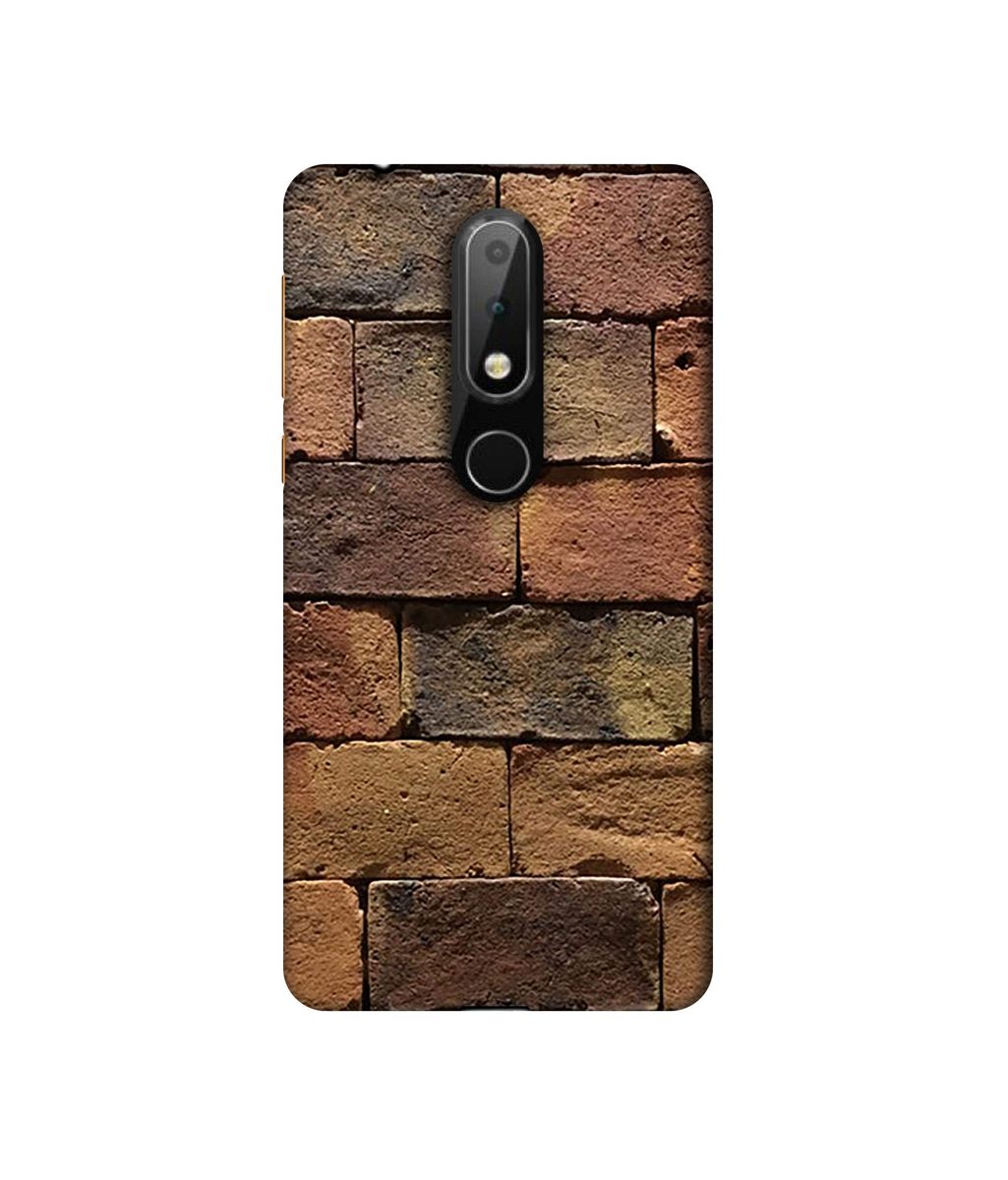 Amazon Brand - Solimo Designer Burn Bricks 3D Printed Hard Back Case Mobile Cover for Nokia 6.1 Plus