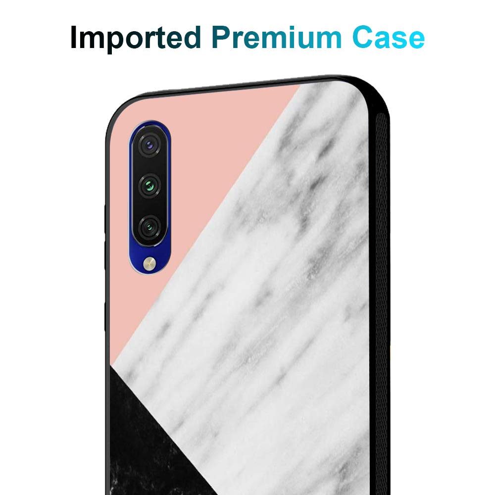 Amazon Brand - Solimo Designer Marble Printed Hard Back Case Mobile Cover for Mi A3 (D1165)