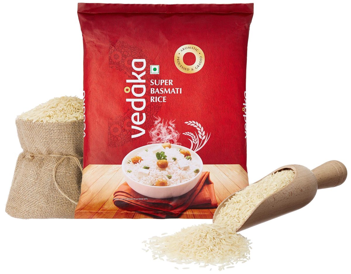 Amazon Brand - Vedaka Super Basmati Rice, 1 kg
