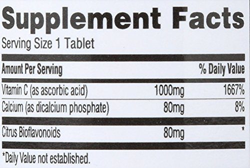 365 Everyday Value, Vitamin C + Citrus Bioflavonoids, 50 ct