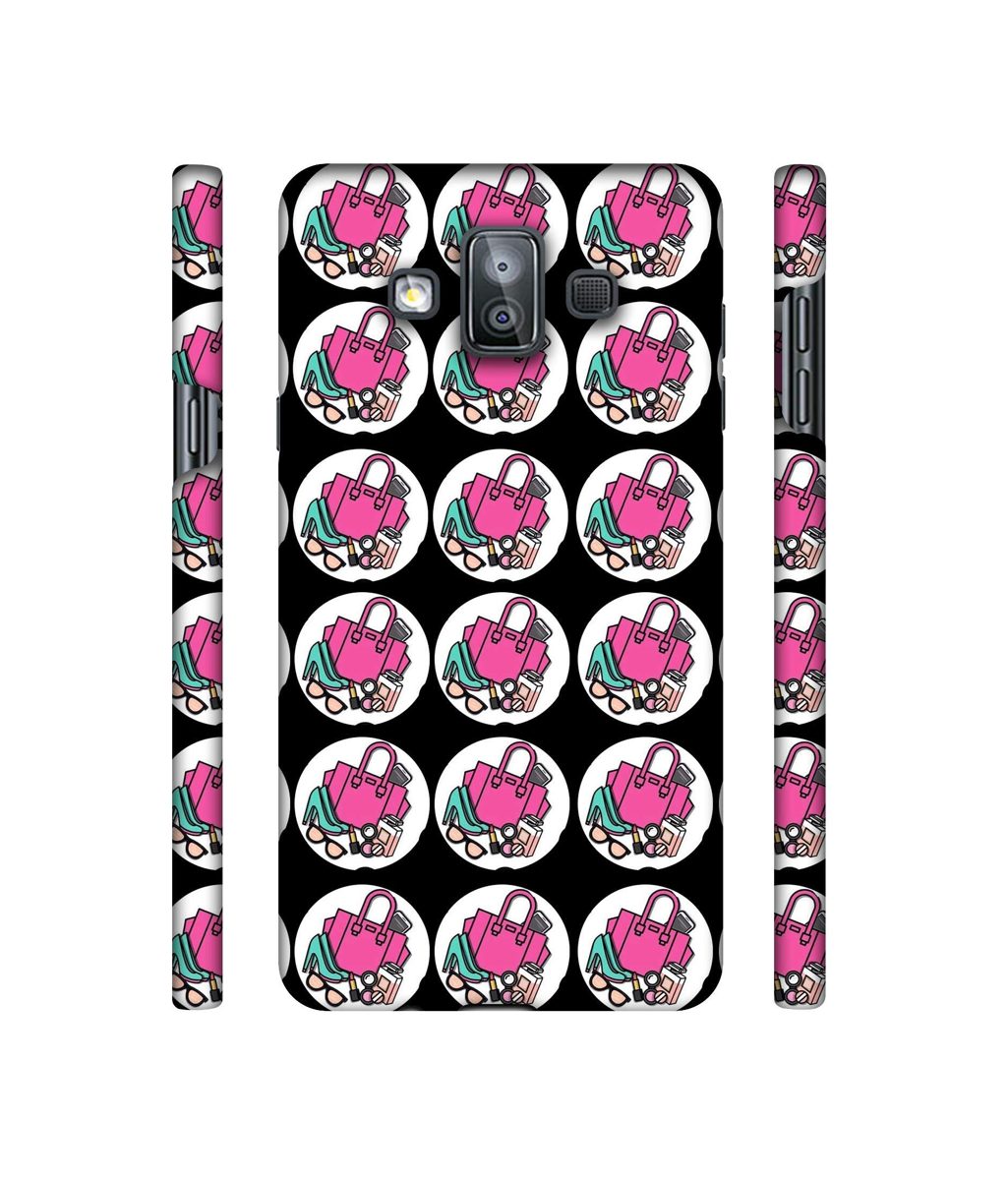 Amazon Brand - Solimo Designer Ladies Accessories Pattern 3D Printed Hard Back Case Mobile Cover for Samsung Galaxy J7 Duo