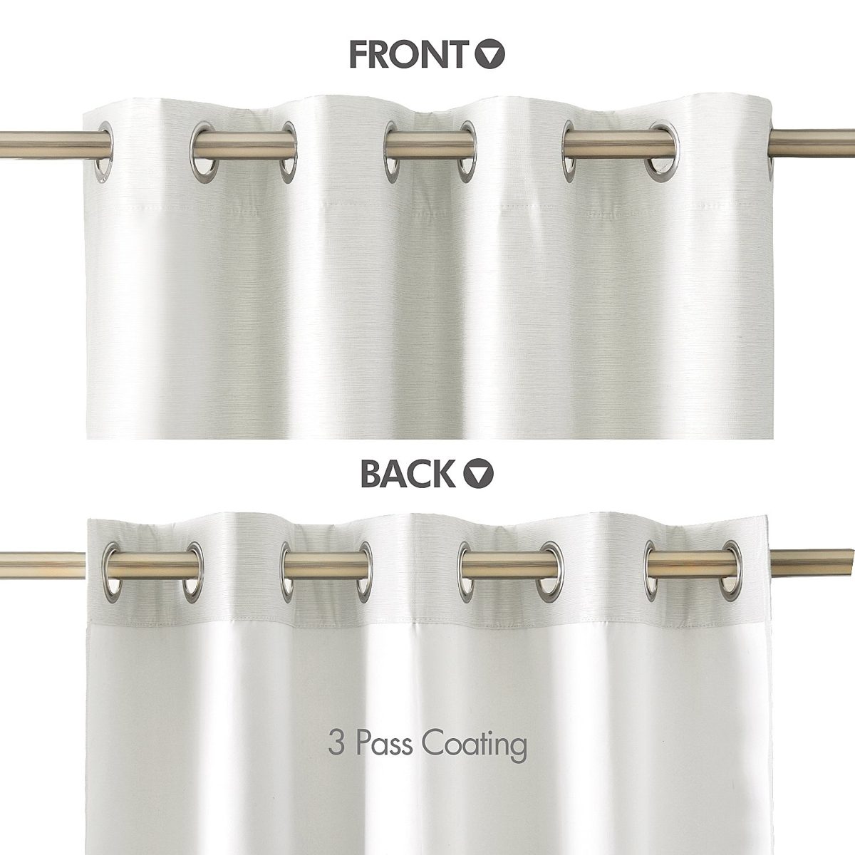 Umi.Essentials Blackout Curtains with Foam Coated, 240x140