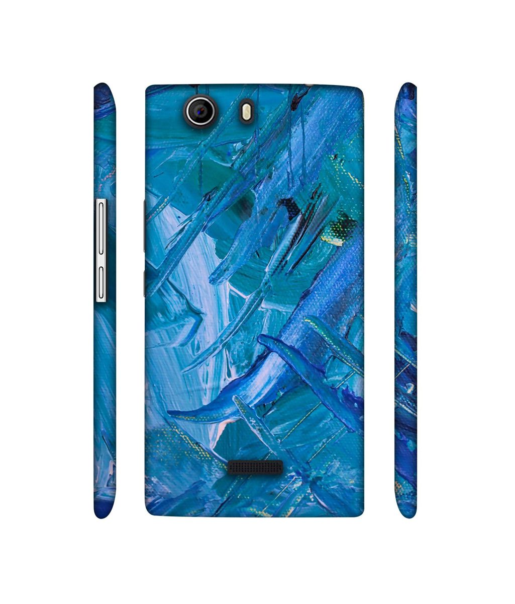 Amazon Brand - Solimo Designer Blue Paint 3D Printed Hard Back Case Mobile Cover for Micromax Canvas Nitro 2 E311