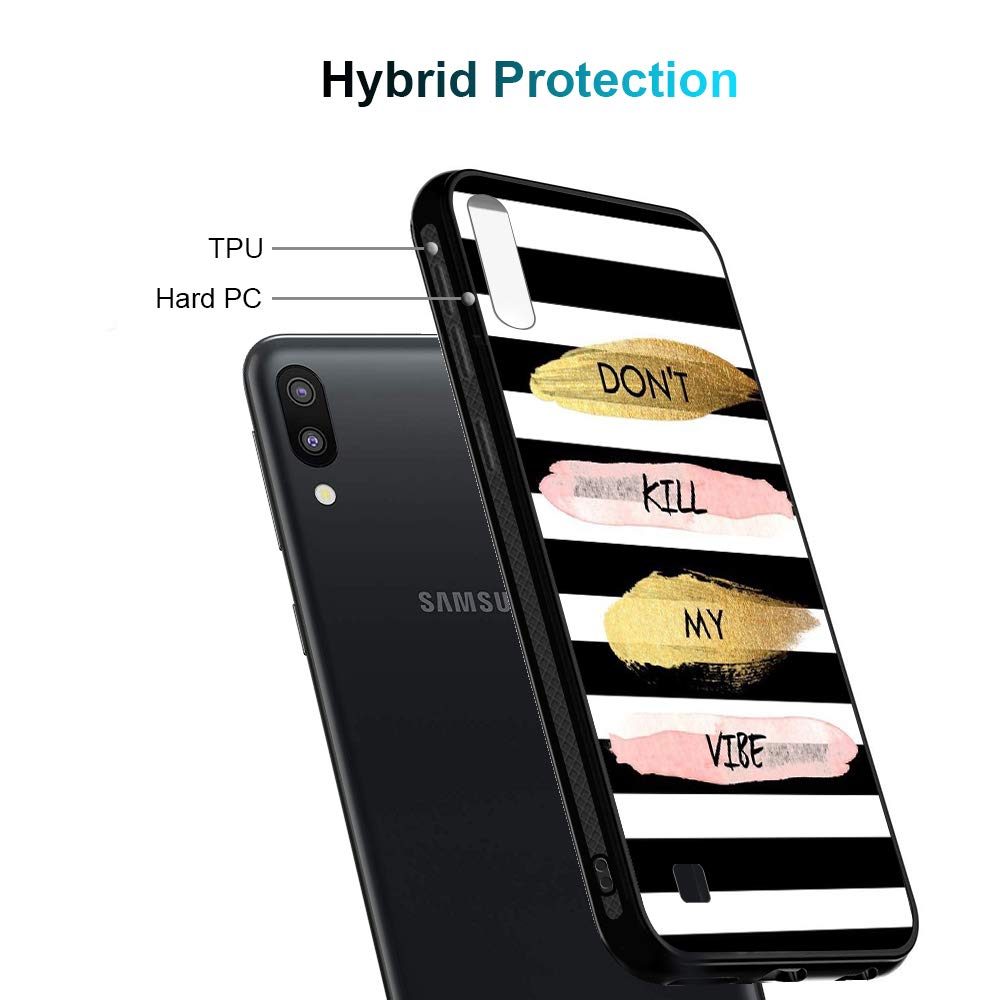Amazon Brand - Solimo Designer Don't Kill My Vibe Printed Hard Back Case Mobile Cover for Samsung Galaxy M10 (D1204)