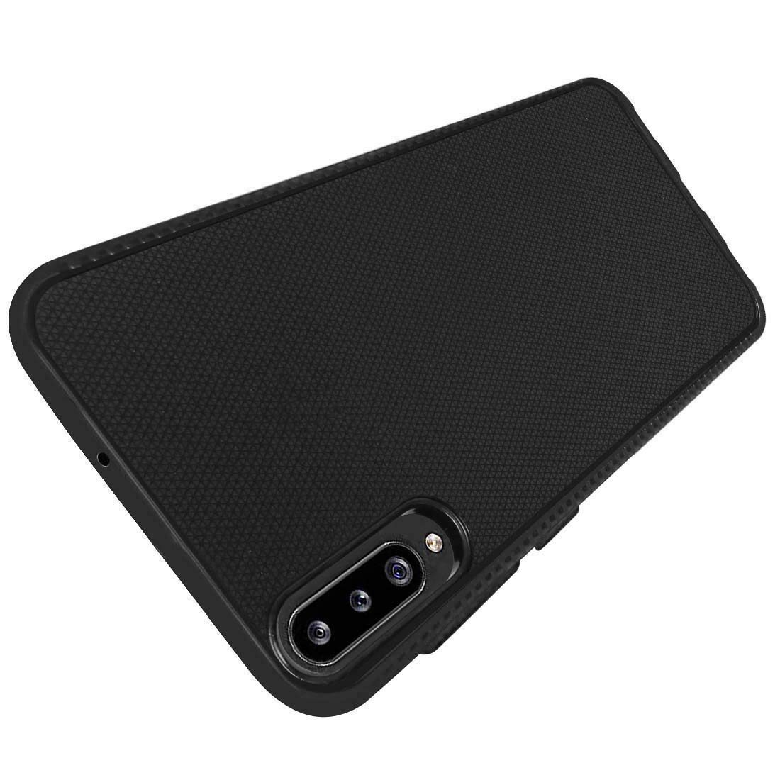 Amazon Brand - Solimo Mobile Cover for Samsung Galaxy A30s (Soft & Flexible Back case), Black