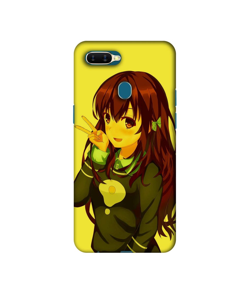 Amazon Brand - Solimo Designer DJ Girl Vector 3D Printed Hard Back Case Mobile Cover for Oppo A7