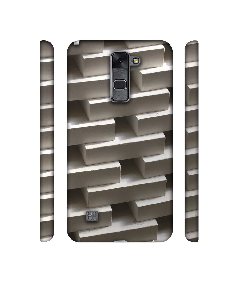 Amazon Brand - Solimo Designer Marble Blocks 3D Printed Hard Back Case Mobile Cover for LG Stylus 2