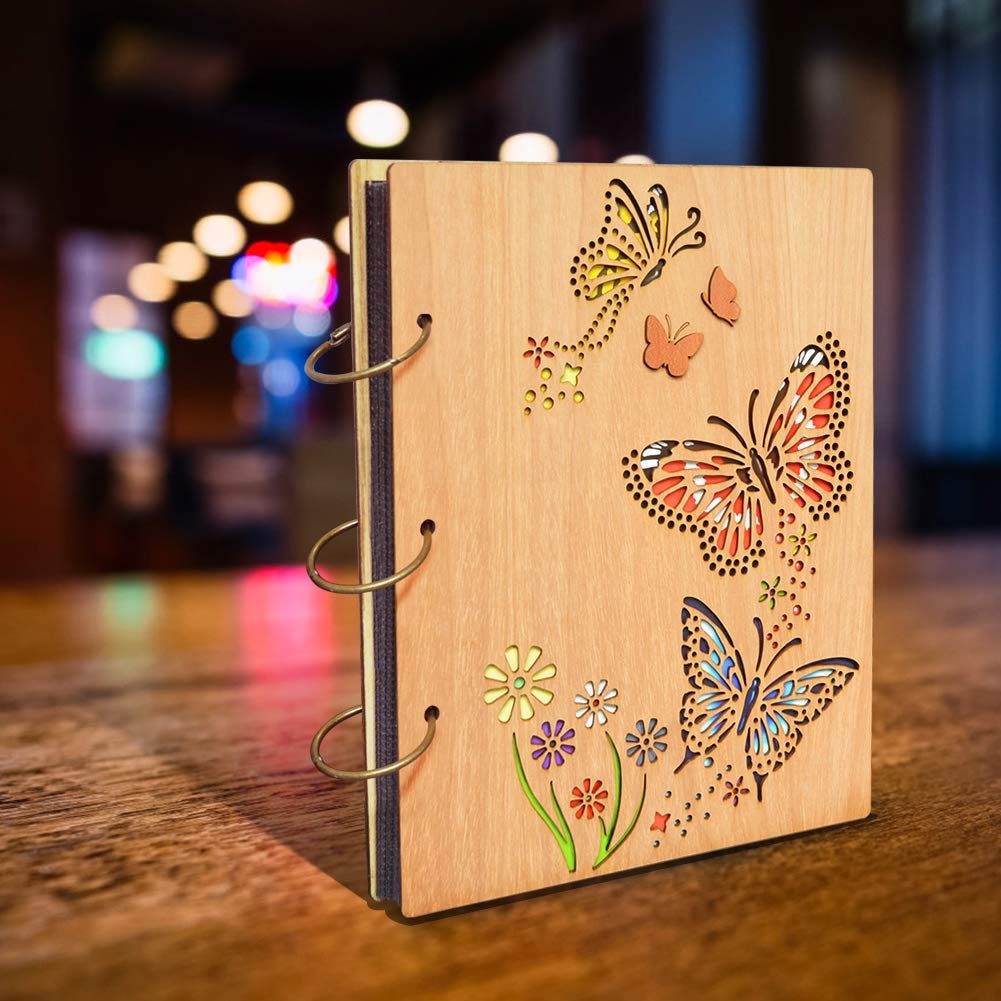 UMI. Essentials 13 x 18 Butterfly Photo Album for 120 Pictures