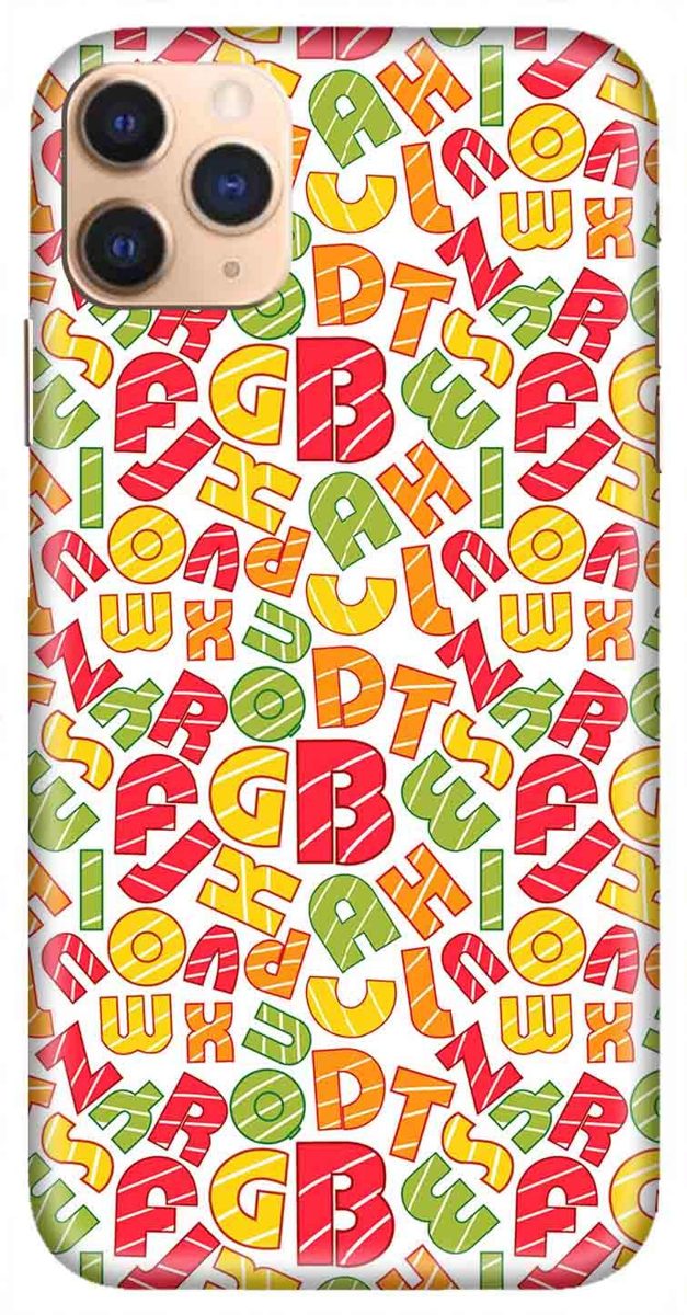 Amazon Brand - Solimo Designer Alphabet Pattern Design 3D Printed Hard Back Case Mobile Cover for Apple iPhone 11 Pro