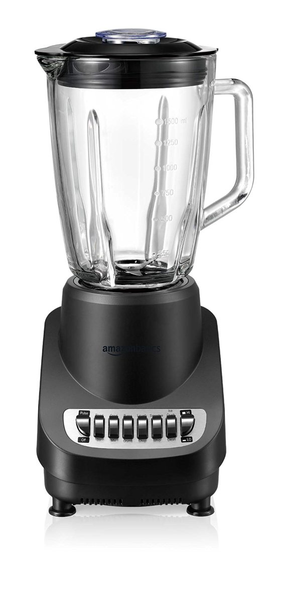 AmazonBasics 12-Speed Blender with Glass Jar