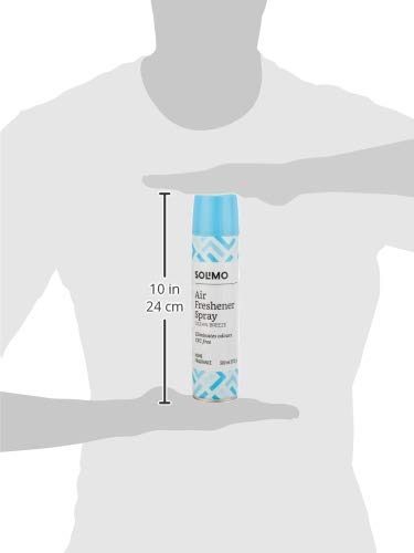 Amazon Brand - Solimo Air Freshener Spray - Ocean Breeze, 300ml